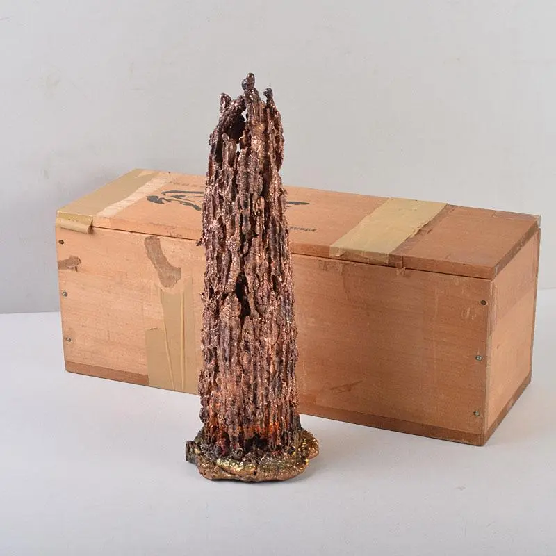 レア品】銅滴足尾銅山銅工芸品オブジェヴィンテージ