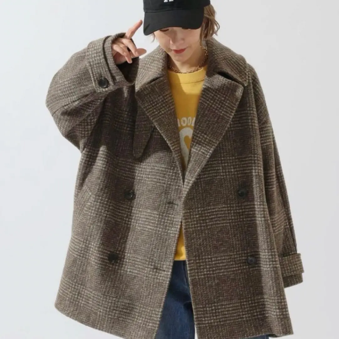 2026年最新】SPick & span wスライバーチェックハーフコートの人気