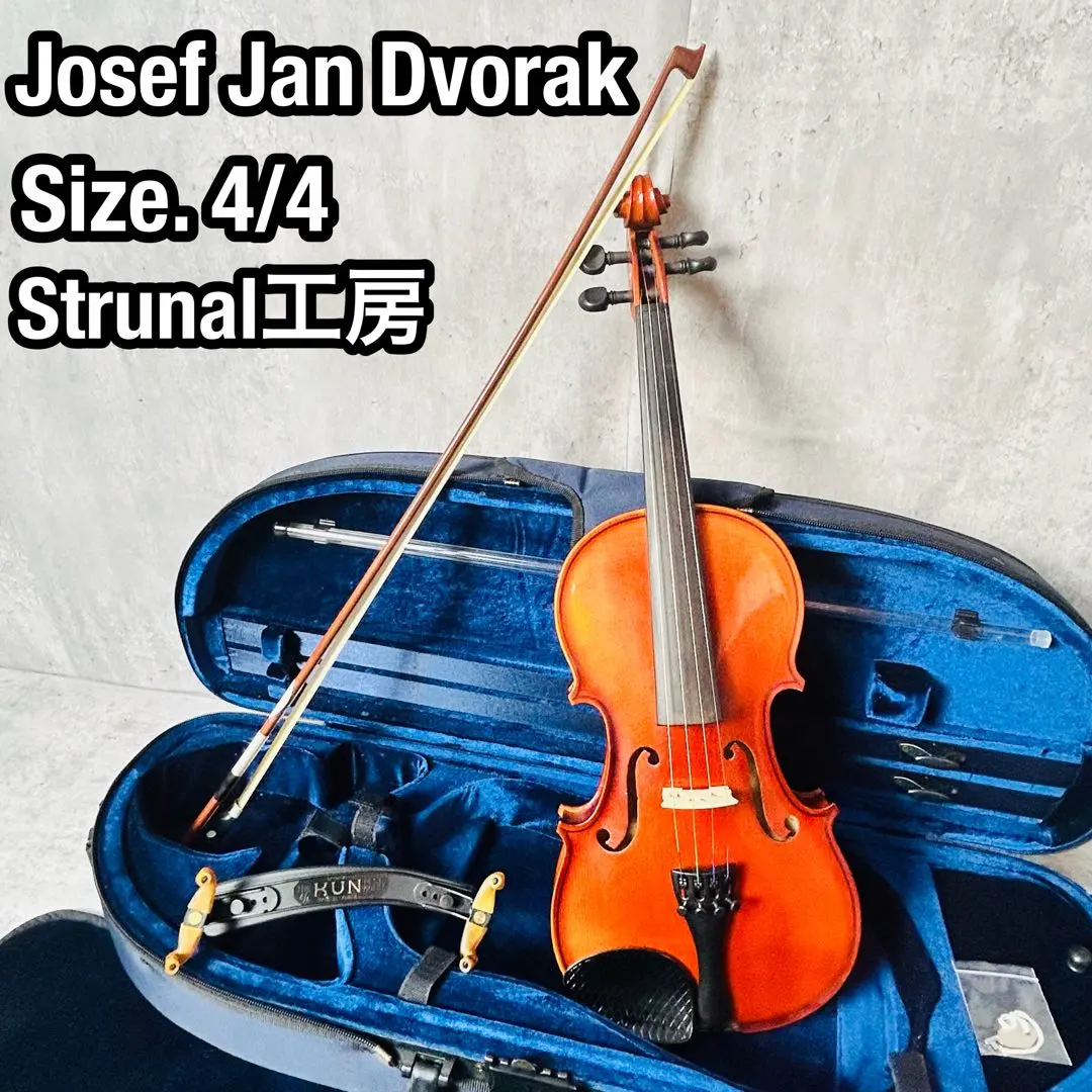 メンテ済 バイオリン Josef Jan Dvorak 4/4 Strunal