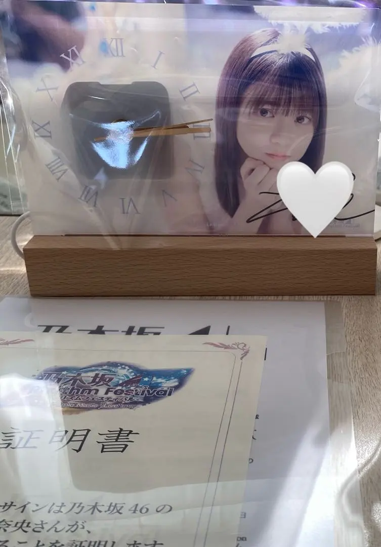 き*よ様 乃木フェス川崎桜LEDクロック