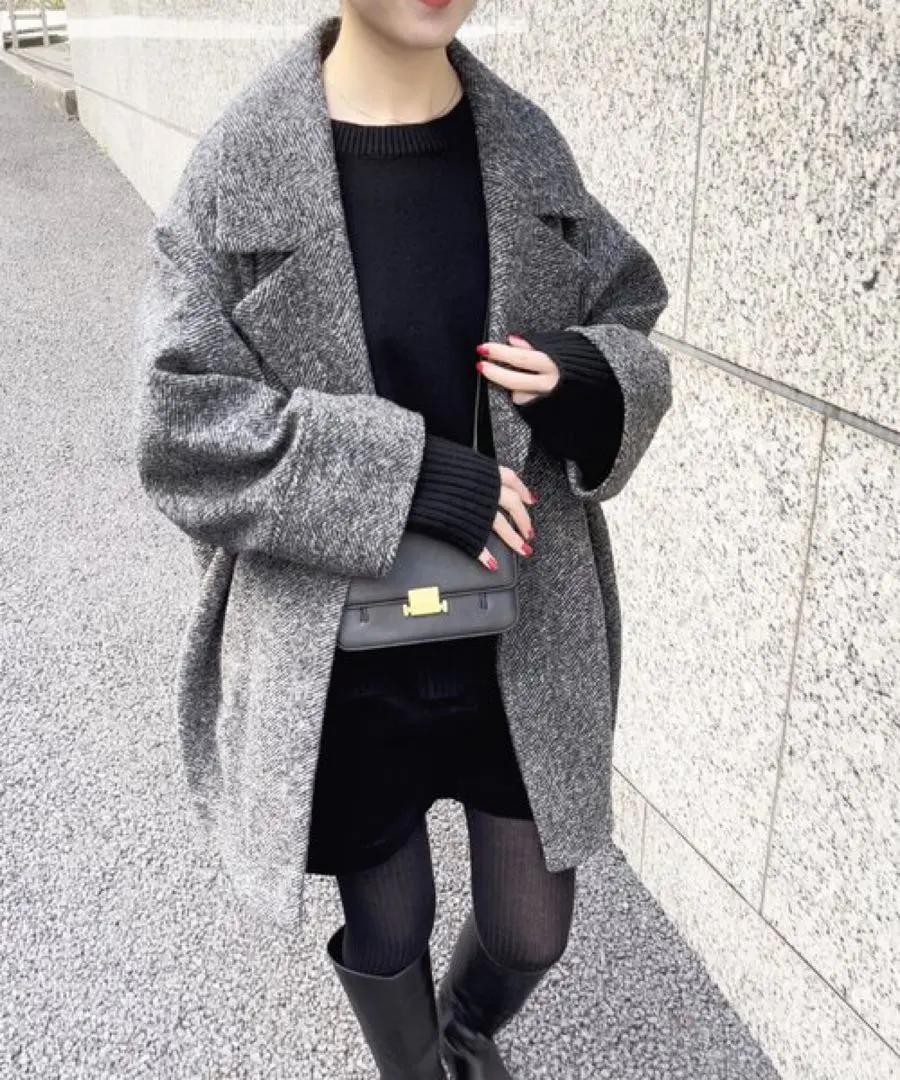 2026年最新】spick&span wスライバーヘリンボーンミドルコートの人気