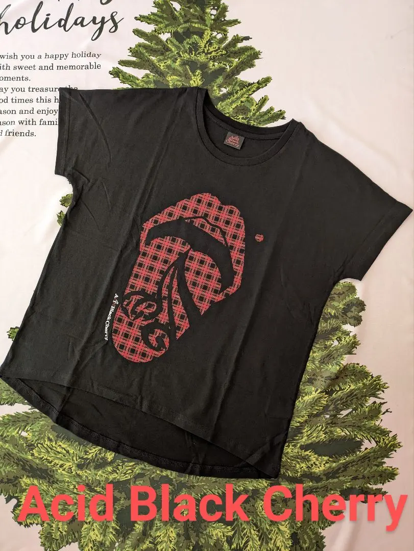 Acid Black Cherry ドルマンTシャツ＋ナップサック