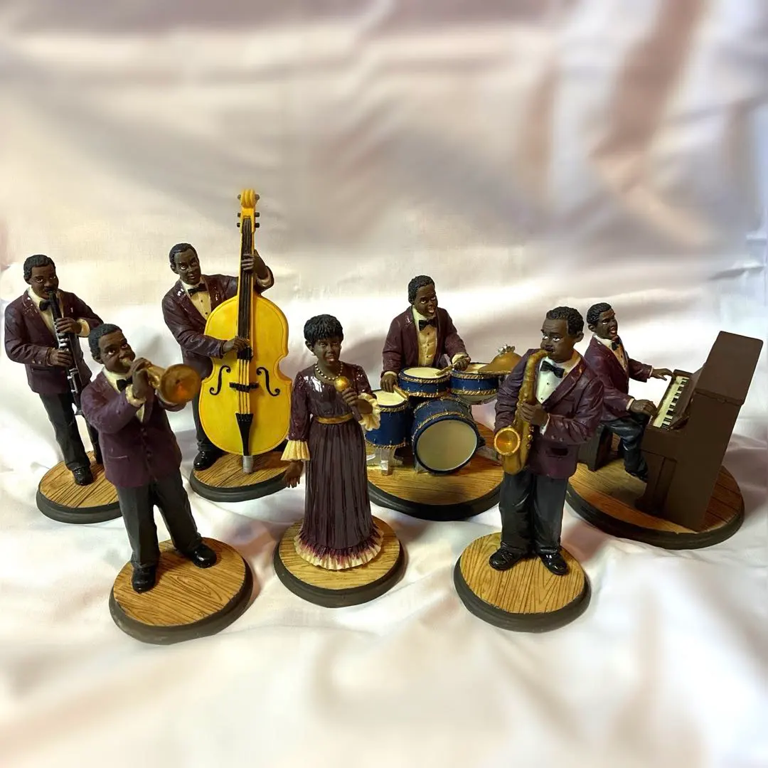 ジャズミュージシャン フィギュアセット 男性、女性 ジャズ