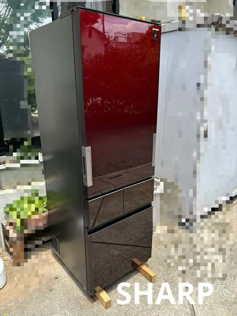 鳳*凰様 [3/20発送] SHARP 冷蔵庫 SJ-GT42C 赤黒