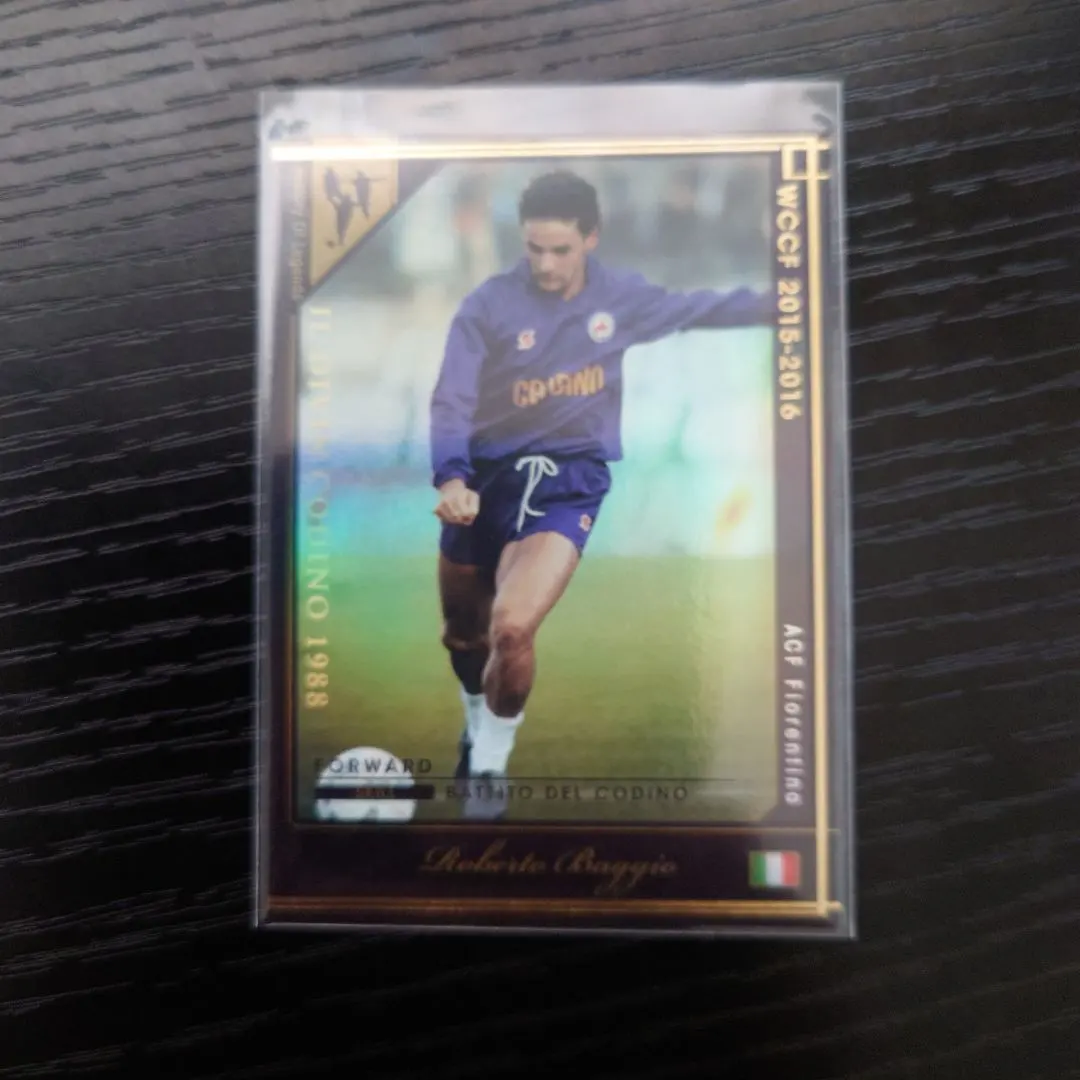 激レア】ロベルト・バッジョ フィオレンティーナ時代 ステッカー