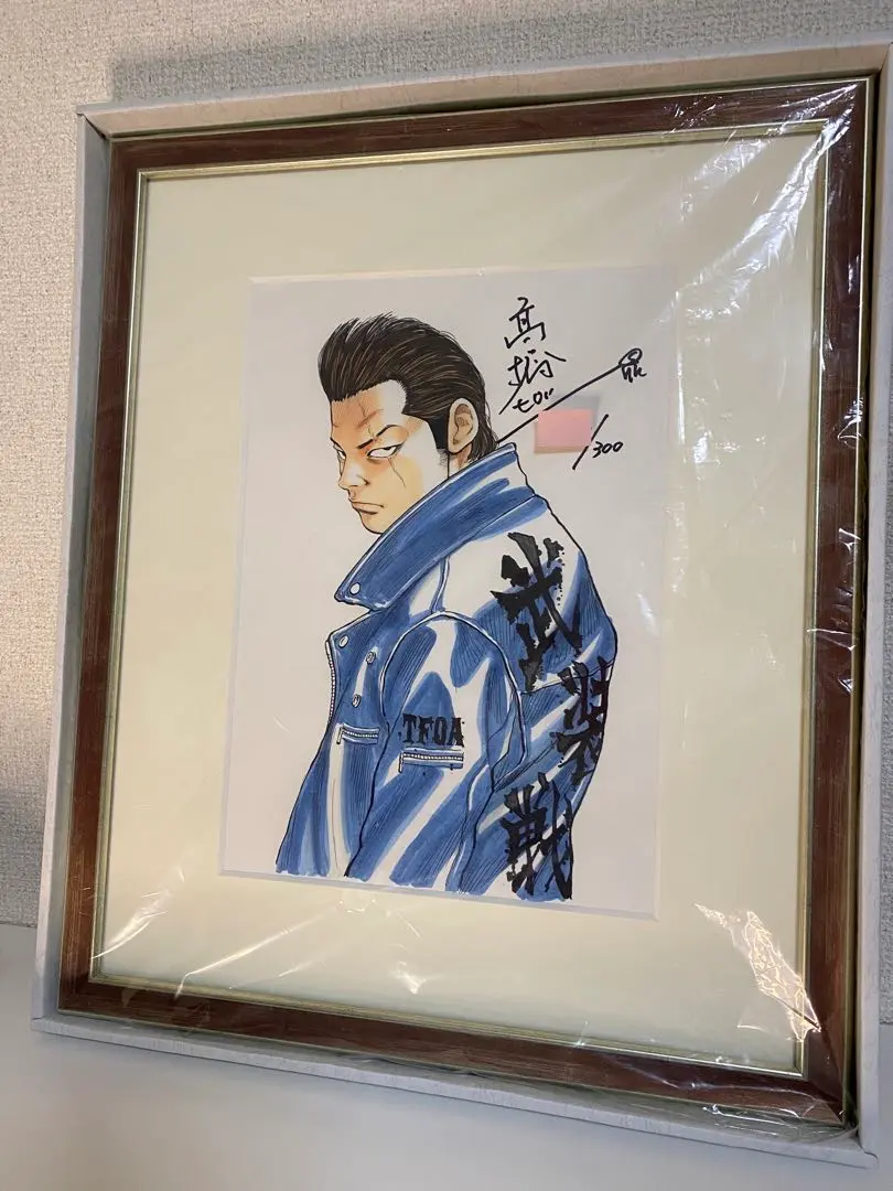 T.F.O.A x COLLARS イラストポスター サイン入り 高橋ヒロシ先生