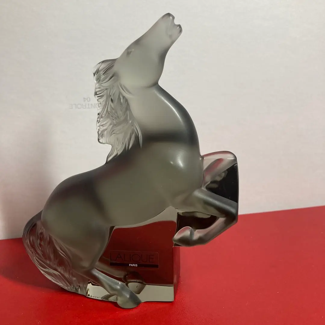 ラリック LALIQUE クリスタル置物 お馬さん