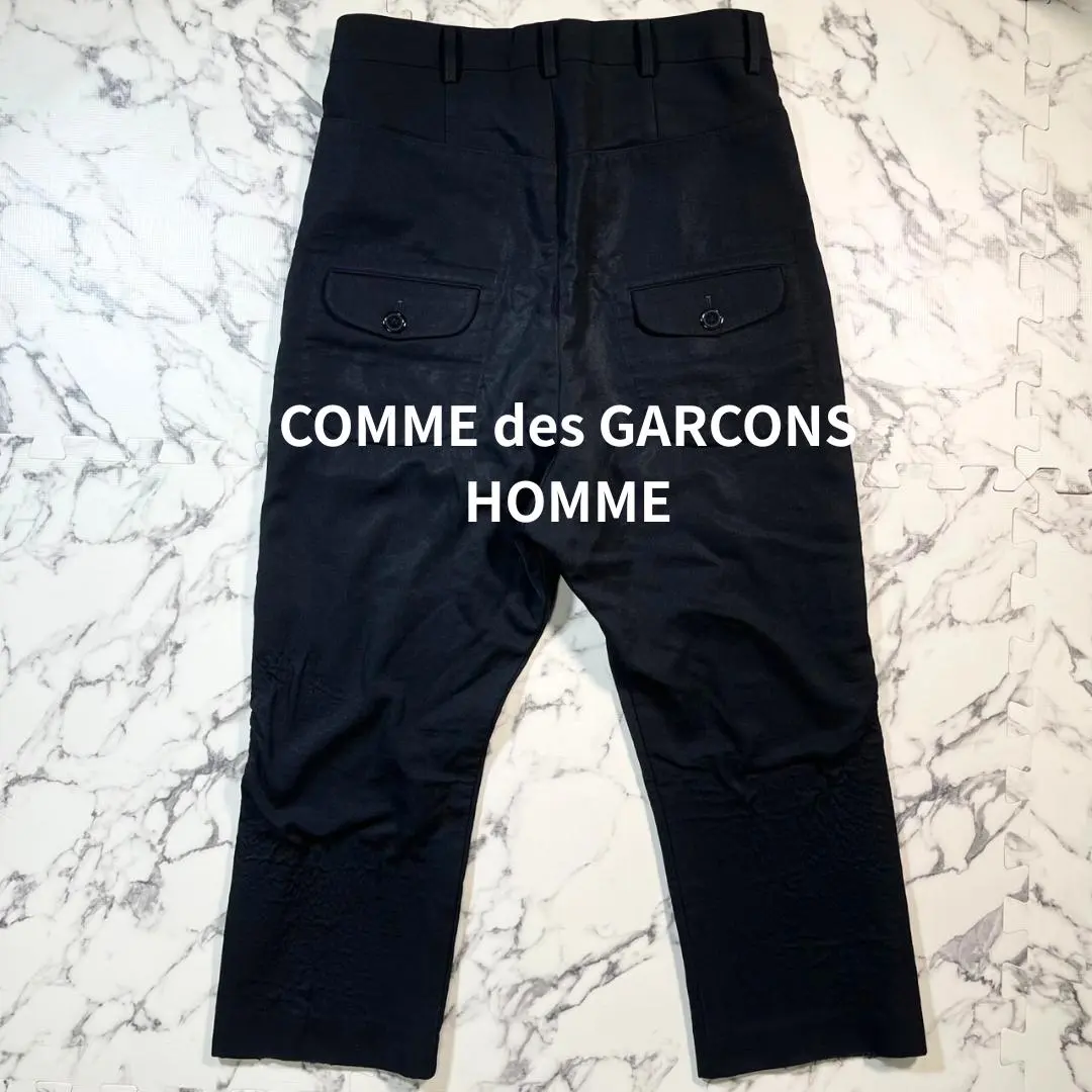 10aw コムデギャルソン オムプリュス サルエルパンツ ネイビー xs