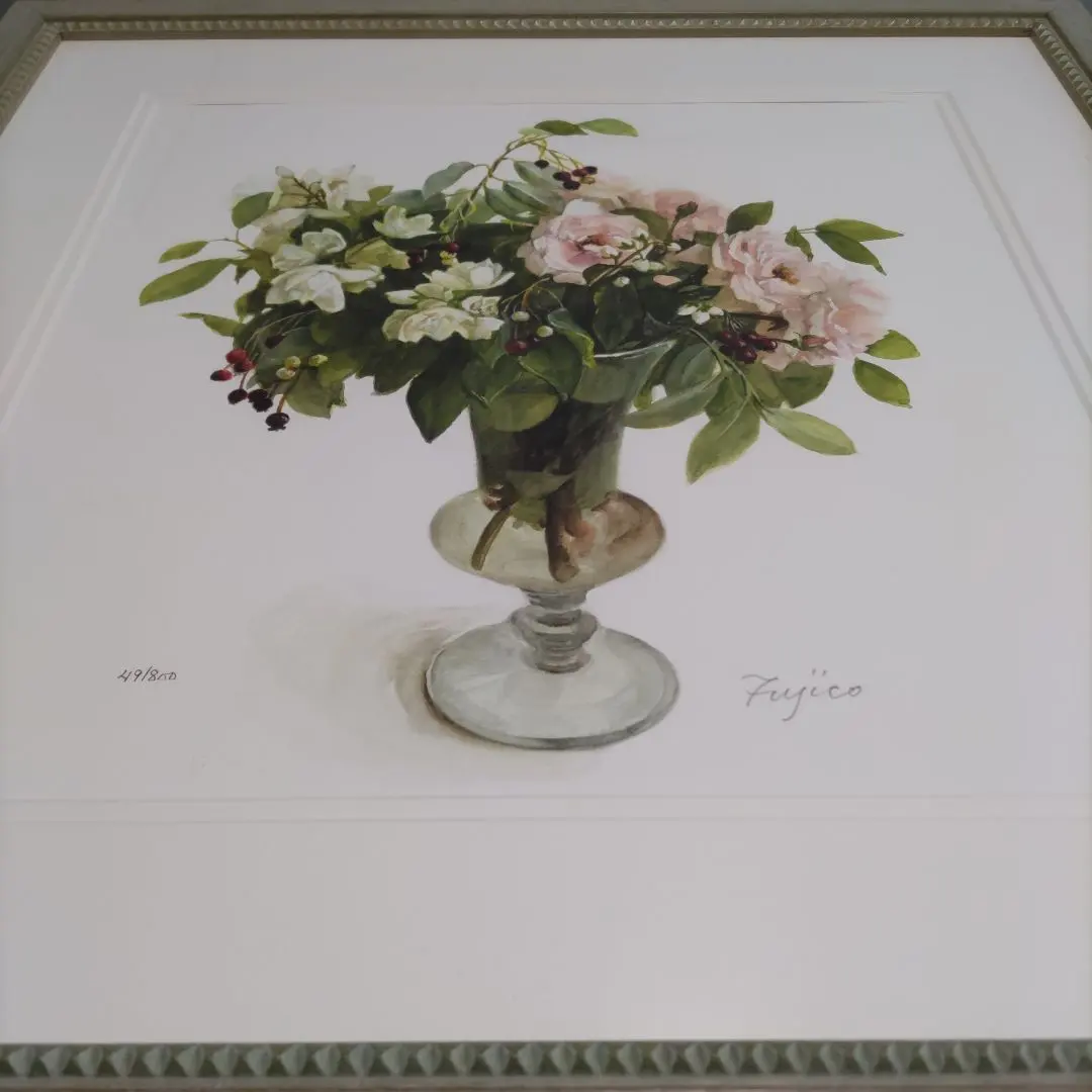 橋本 不二子 限定版画 額装 ☆直筆サイン・エディション有☆ちょっと