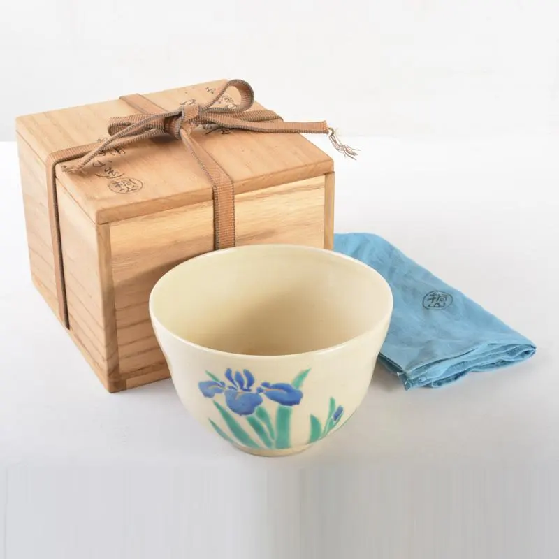 和田桐山造 七鶴透 蓋置 琴浦焼 淡々斎書付