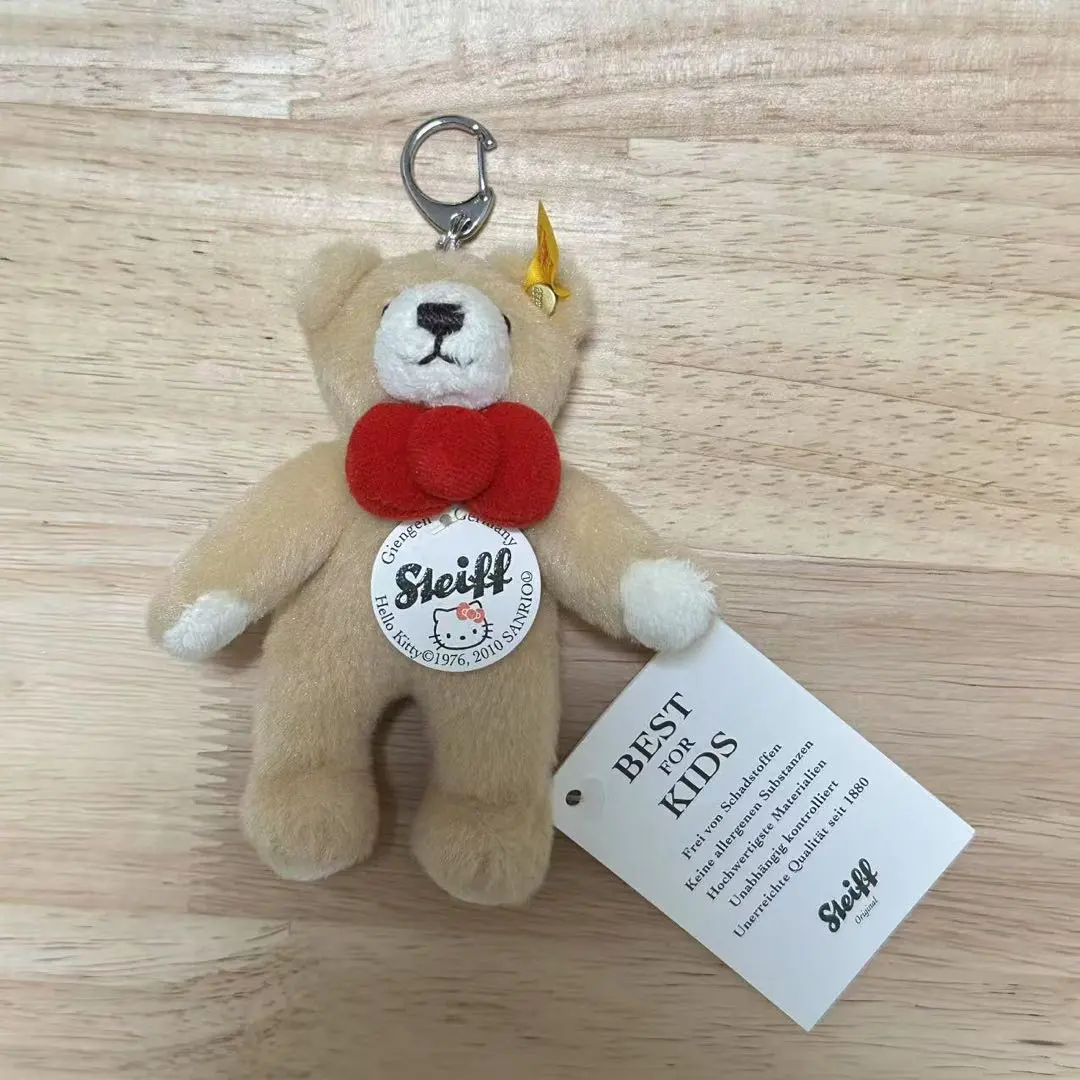 ハローキティ 45周年記念 シュタイフ オリジナルキーリング ぬいぐるみ