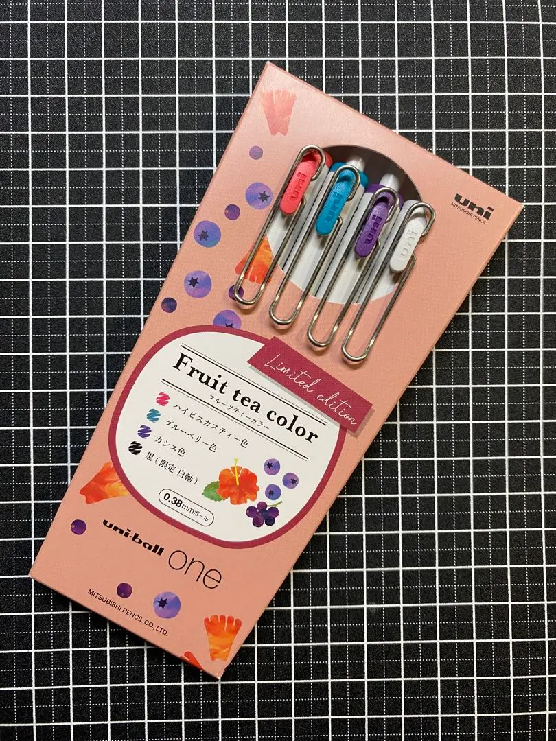 ユニボールワン uni-ball 【限定】フルーツティーカラ Fリラ