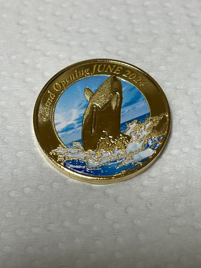 須磨水族館☆60周年☆イルカカラー☆記念メダル☆茶平工業