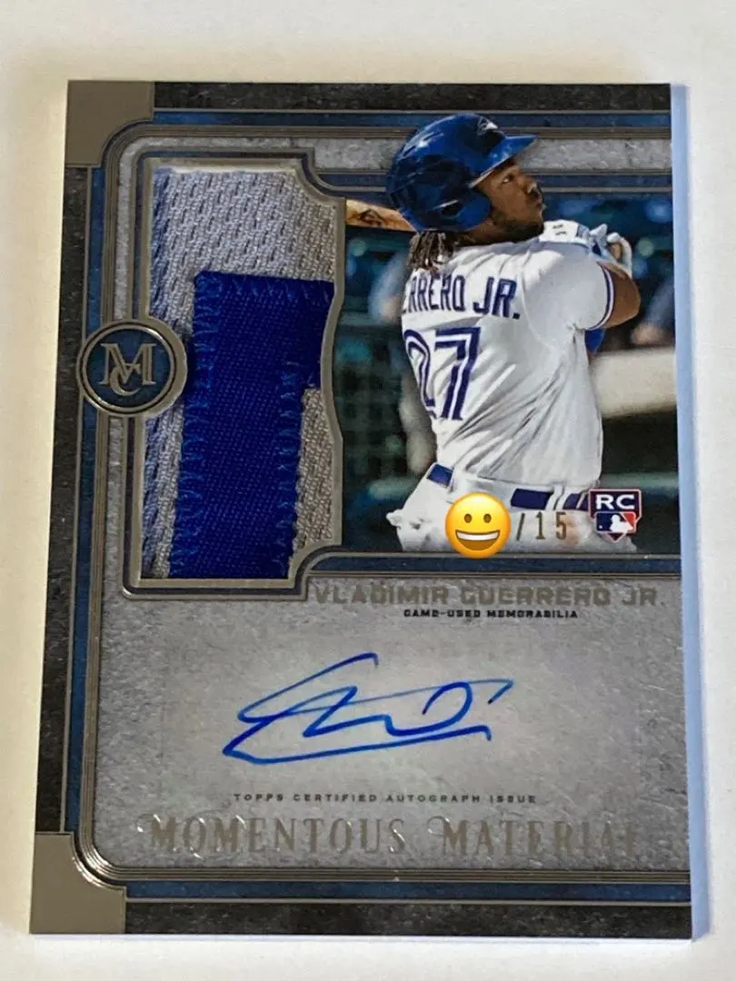 激レア】 Topps ゲレーロjr 直筆サインカード 199枚限定 PSA10