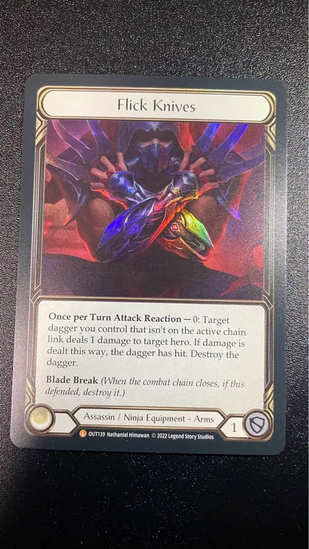 Flick Knives - アサシン / ニンジャ装備カード RF 2025年最新】FLICK