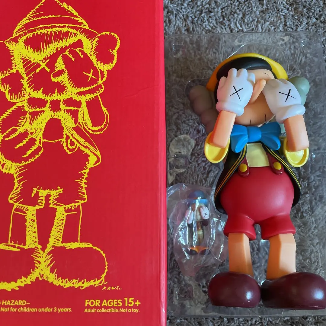 OriginalFakeKAWS Disney カウズkaws ピノキオ着座