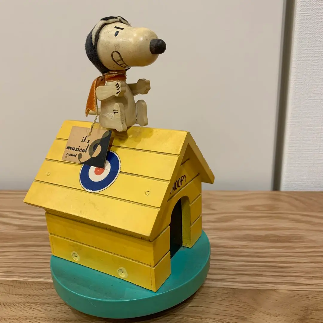 schmid社1971年ビンテージスヌーピーオルゴール DOG HOUSE