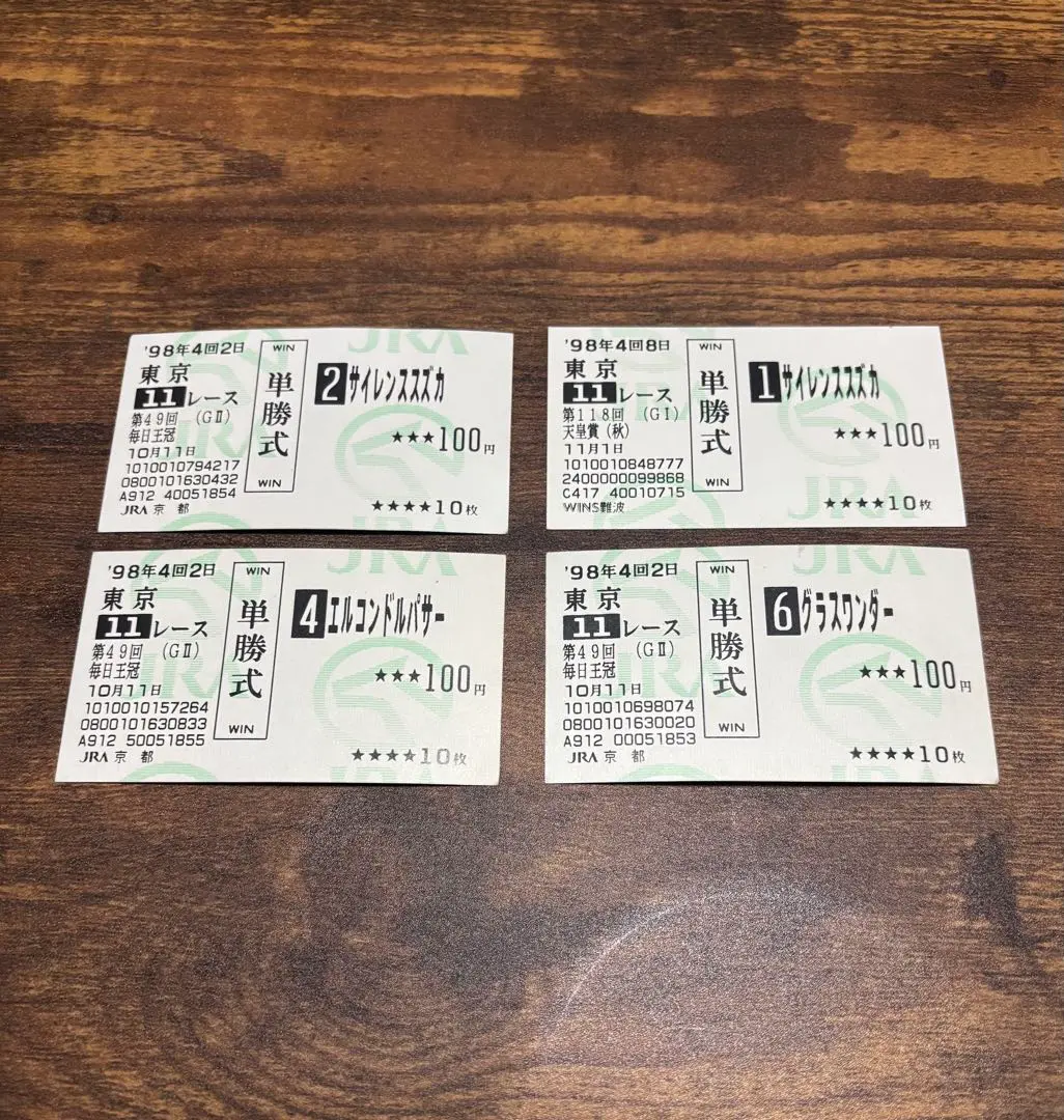 2026年最新】グラスワンダー 馬券の人気アイテム - メルカリ