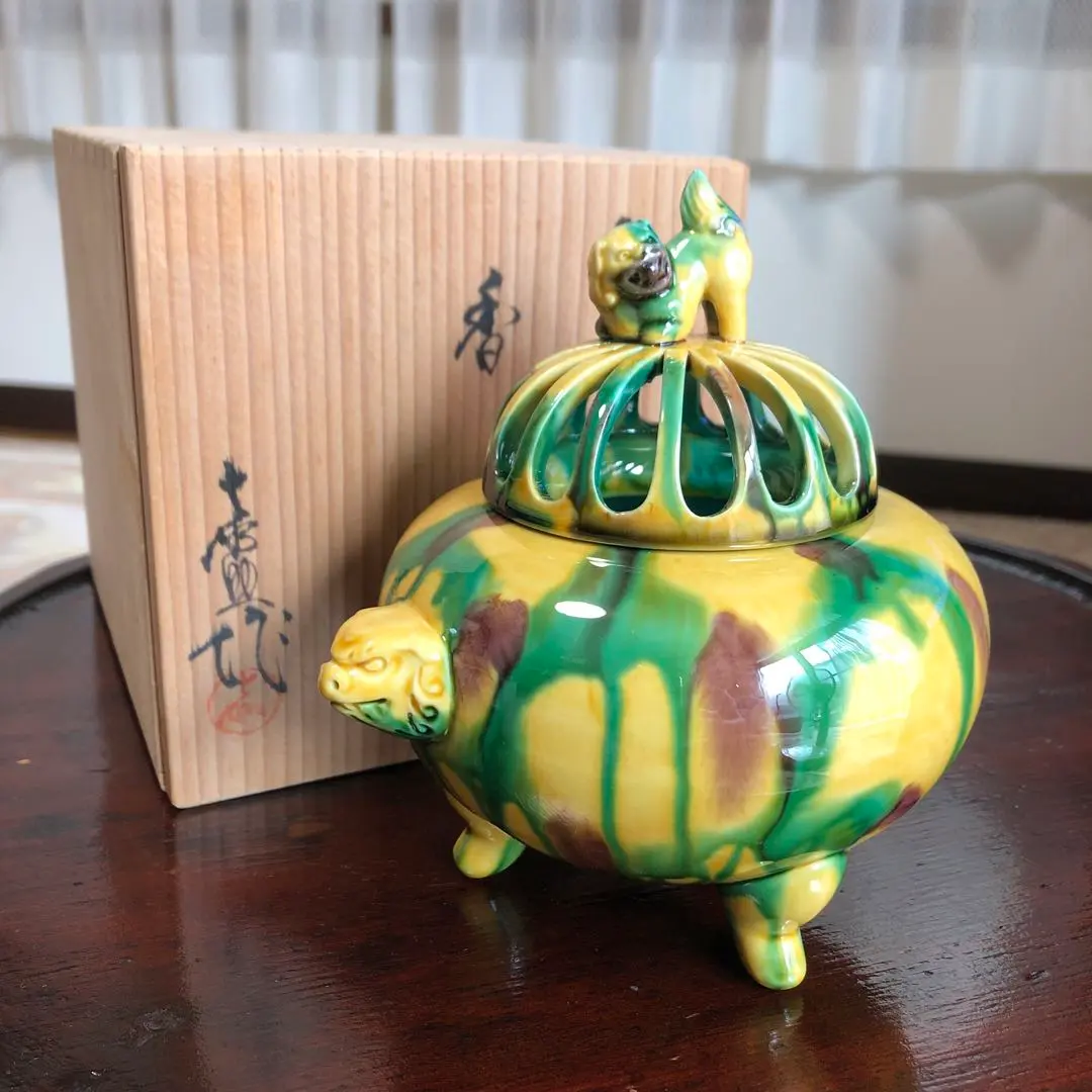 唐黒彩三足香炉 初唐盛 唐三彩 唐物 古玩 中国美術 811b