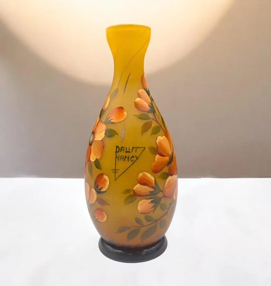 ドーム ナンシー Daum Nancy 蔓草連続文花入本物保証