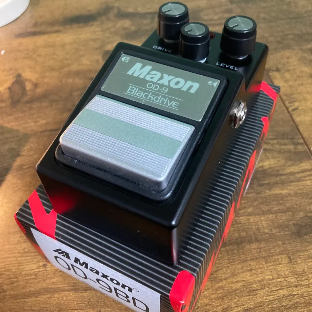 ジャンク品】Maxon OD-9 (黒ラベル)JRC 2043DDの艶有