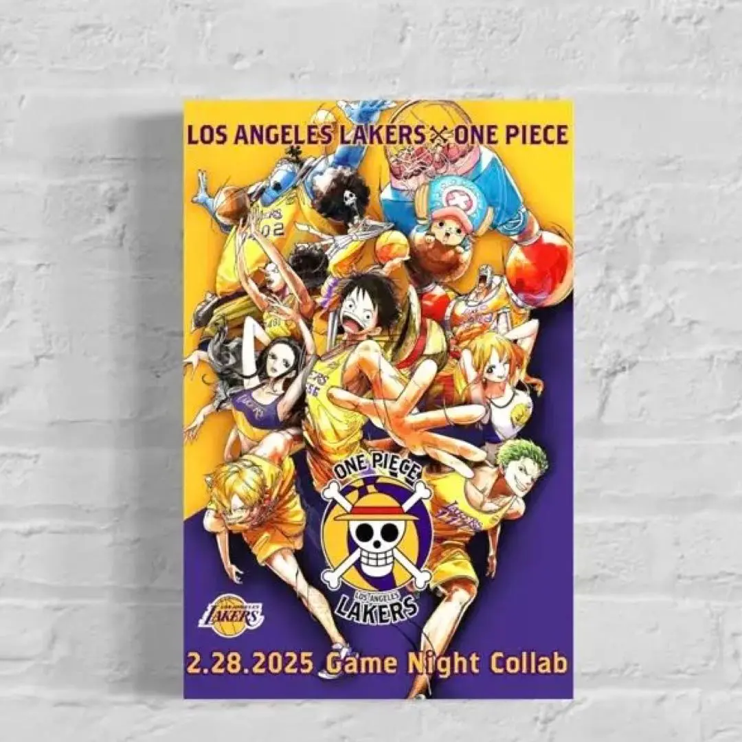 ワンピース×ロサンゼルス・レイカーズ 限定コラボポスター ONE PIECE X