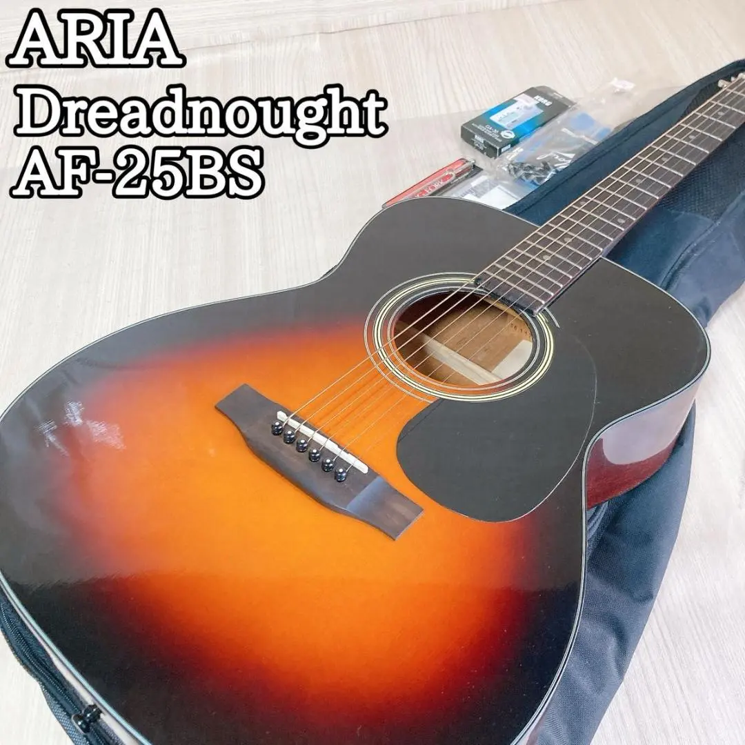アコースティックギター AF-25BS Aria Dreadnought AF-25BS