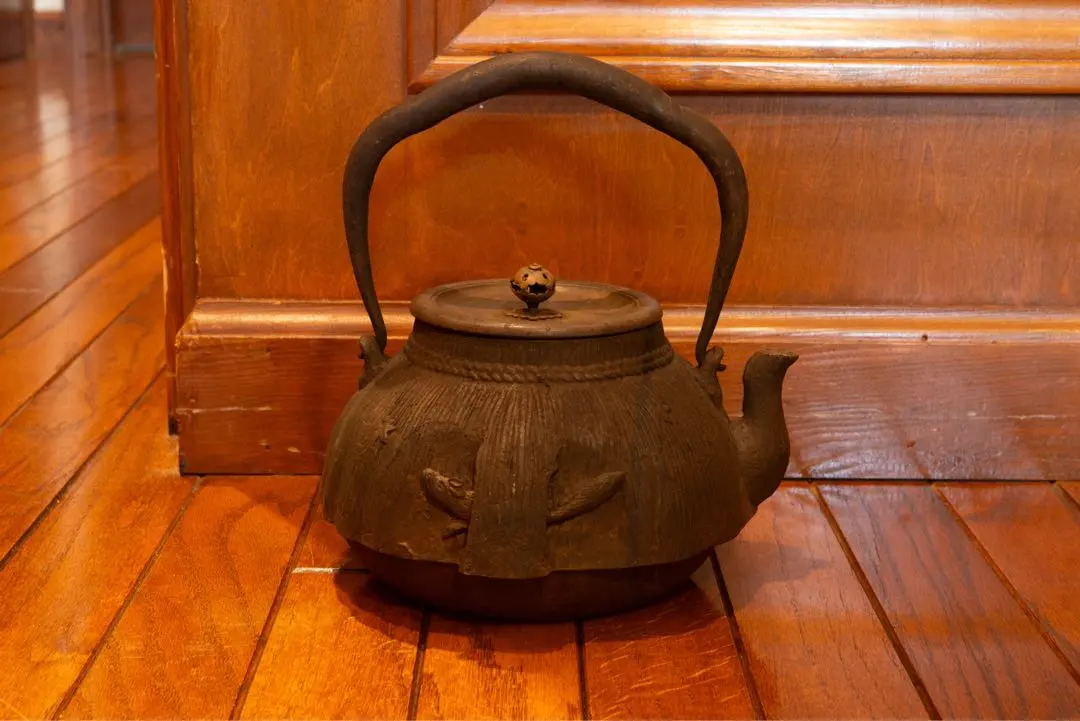 218南部鉄瓶孝保堂名人藤田源蔵造大振り