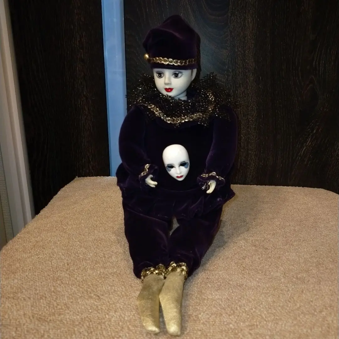 当時物 レア サンキョー ミニーマウス 首振り オルゴール 人形 ドール