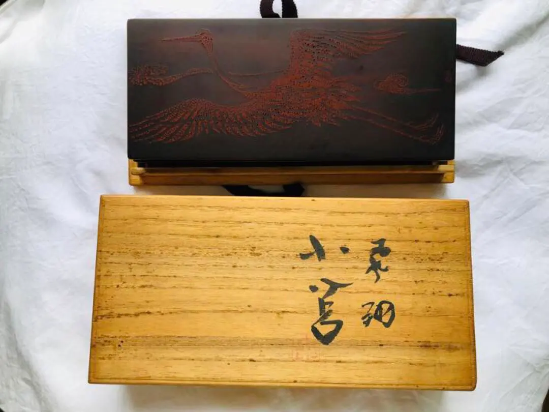 番浦省吾漆芸作家「粟の図」大盆盆器螺鈿