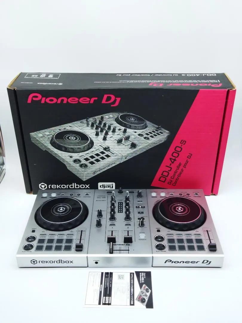 美品・限定シルバーモデル！DDJ-400 、保護カバー付き