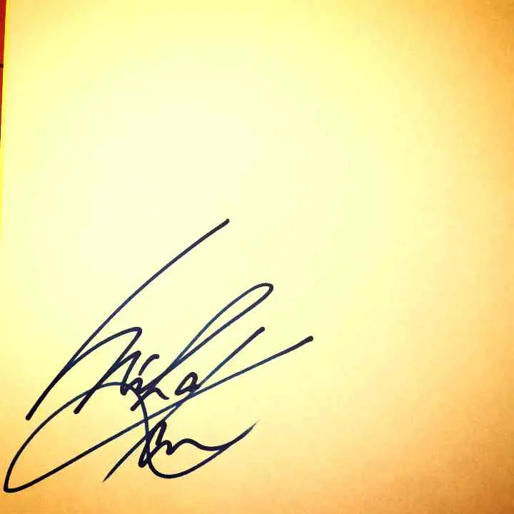 叶美香 直筆サイン イベント入手品