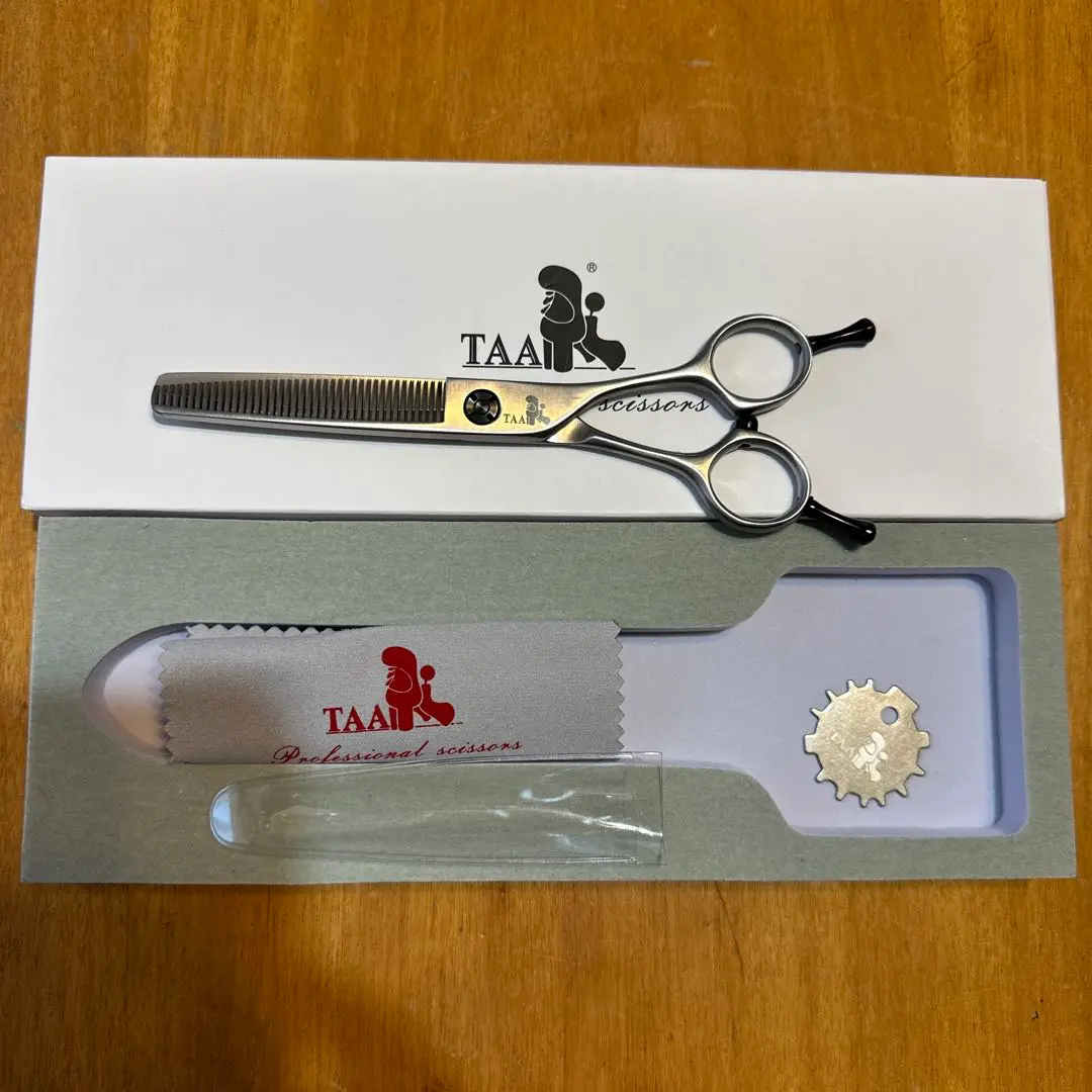 TAA 鬼斧チタンシザー7インチブラックシザー