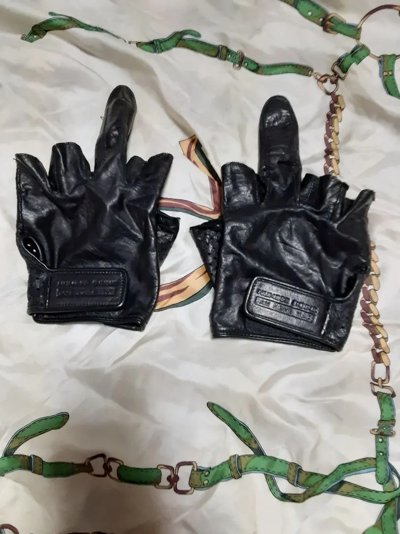 未使用 ナンバーナイン 06AW ニットグローブ チャコール - メルカリ 未