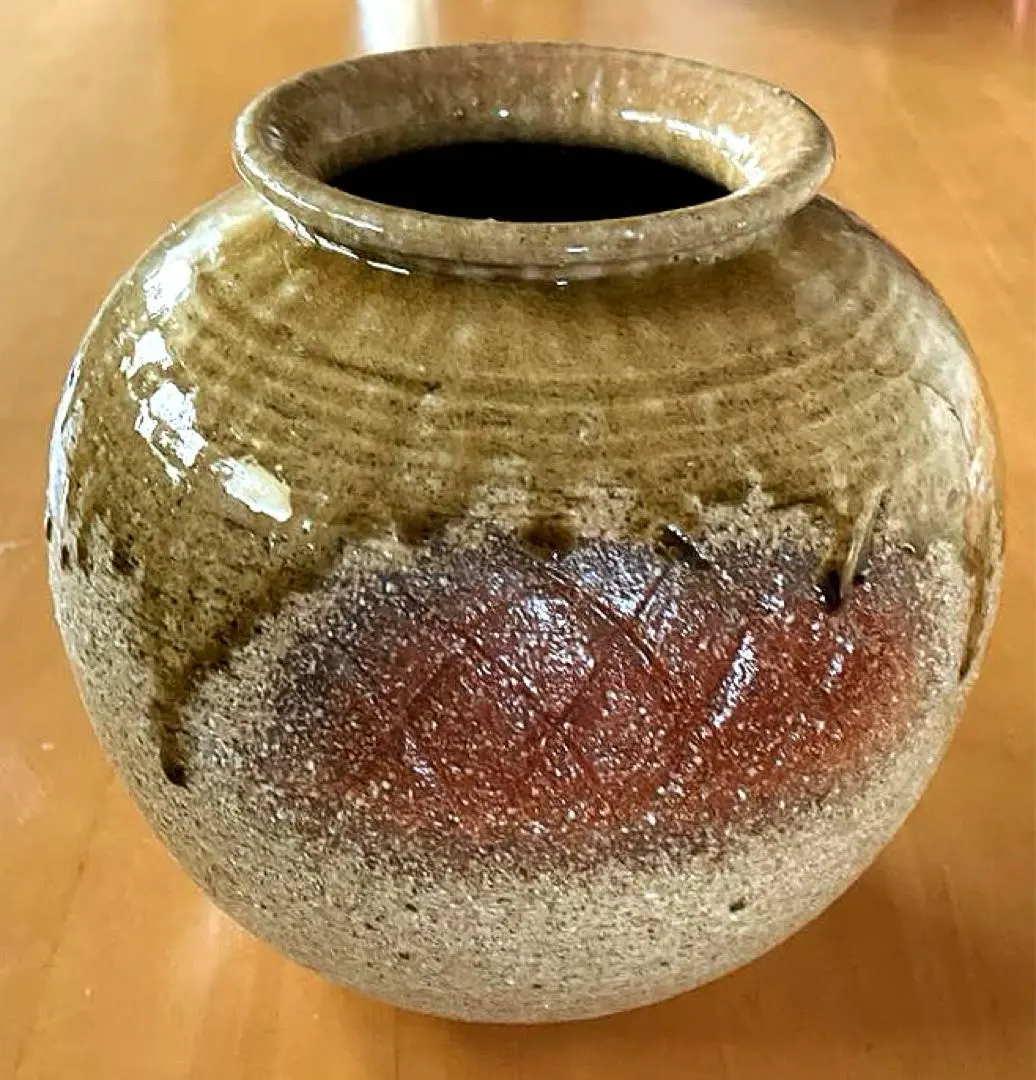 信楽焼 古信楽 アンティーク 六古窯 古美術 壺 信楽 古信楽 六古窯