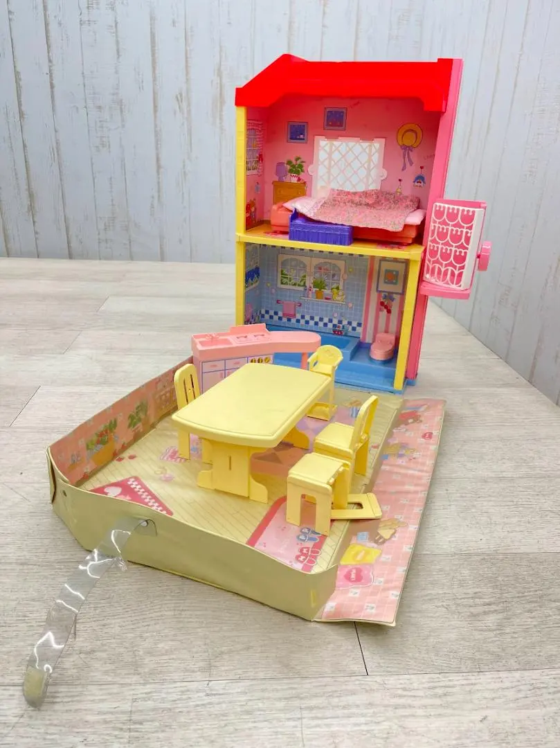 レア 1989年 当時物 リカちゃんファミリーハウス 家族だんらん 人形