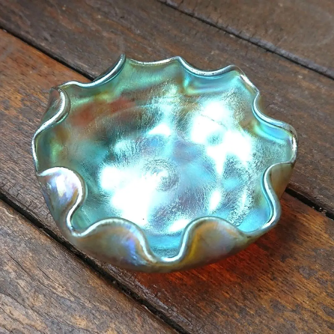 ルイスCティファニー ソルトセラー ファブリルガラス 4つセットq50