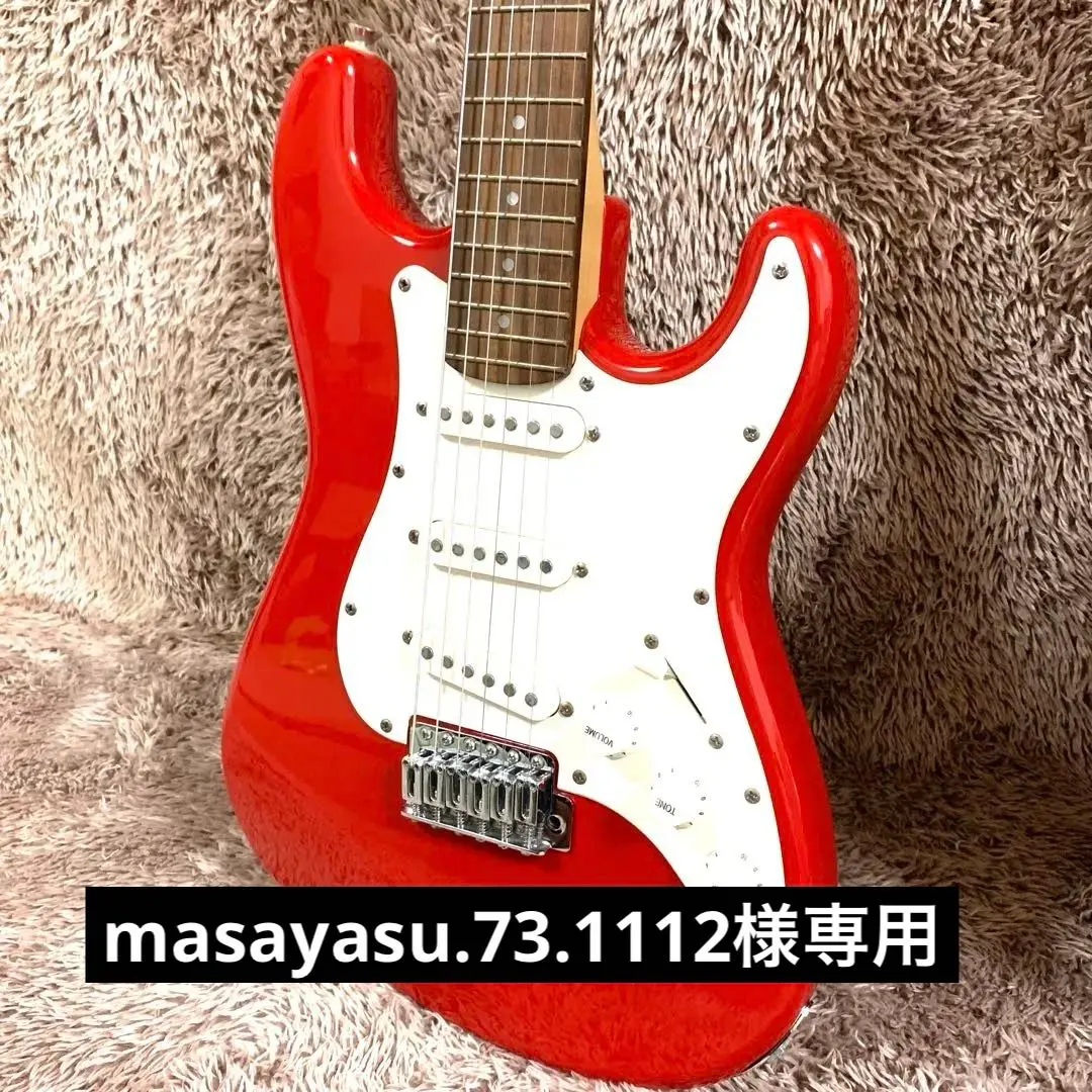 極美品:小学生向けギター】Laid Backエレキギター(ミニ)