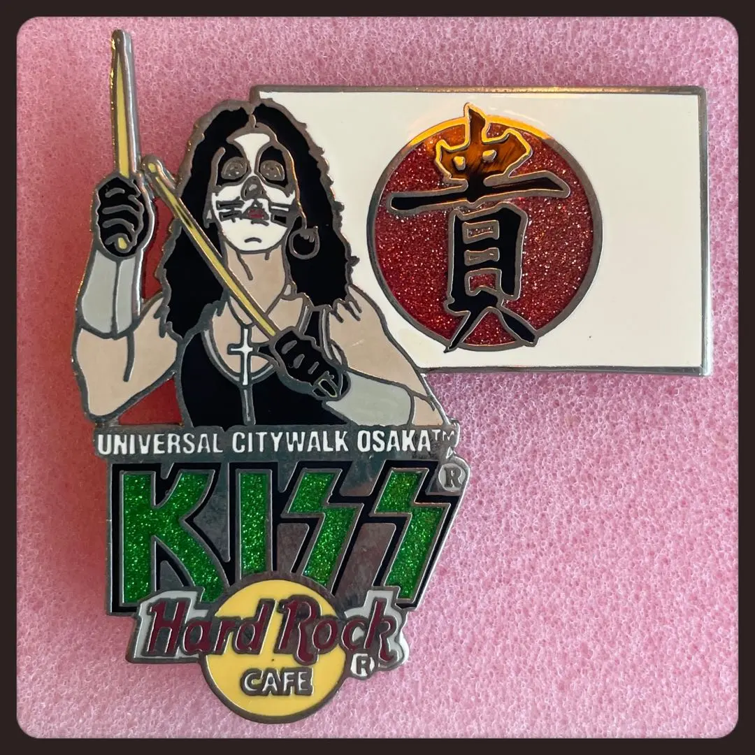 激レア！KISS x ハードロックカフェ公式コラボピン