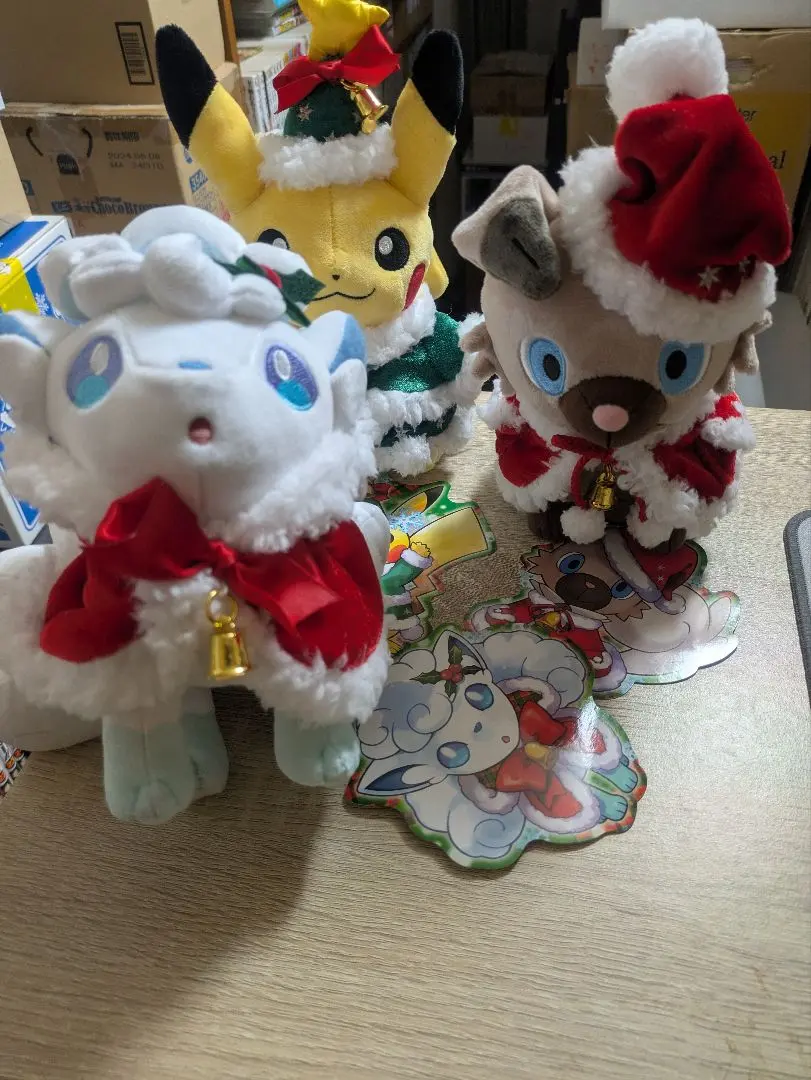 ポケモンセンター限定イワンコ ぬいぐるみ クリスマス2017 紙タグ付き