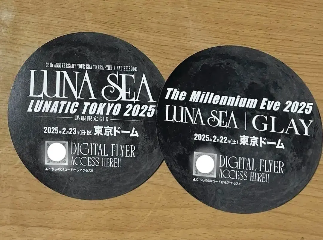 GLAY LUNA SEAミレイブ・LUNATIC TOKYO キーホルダー