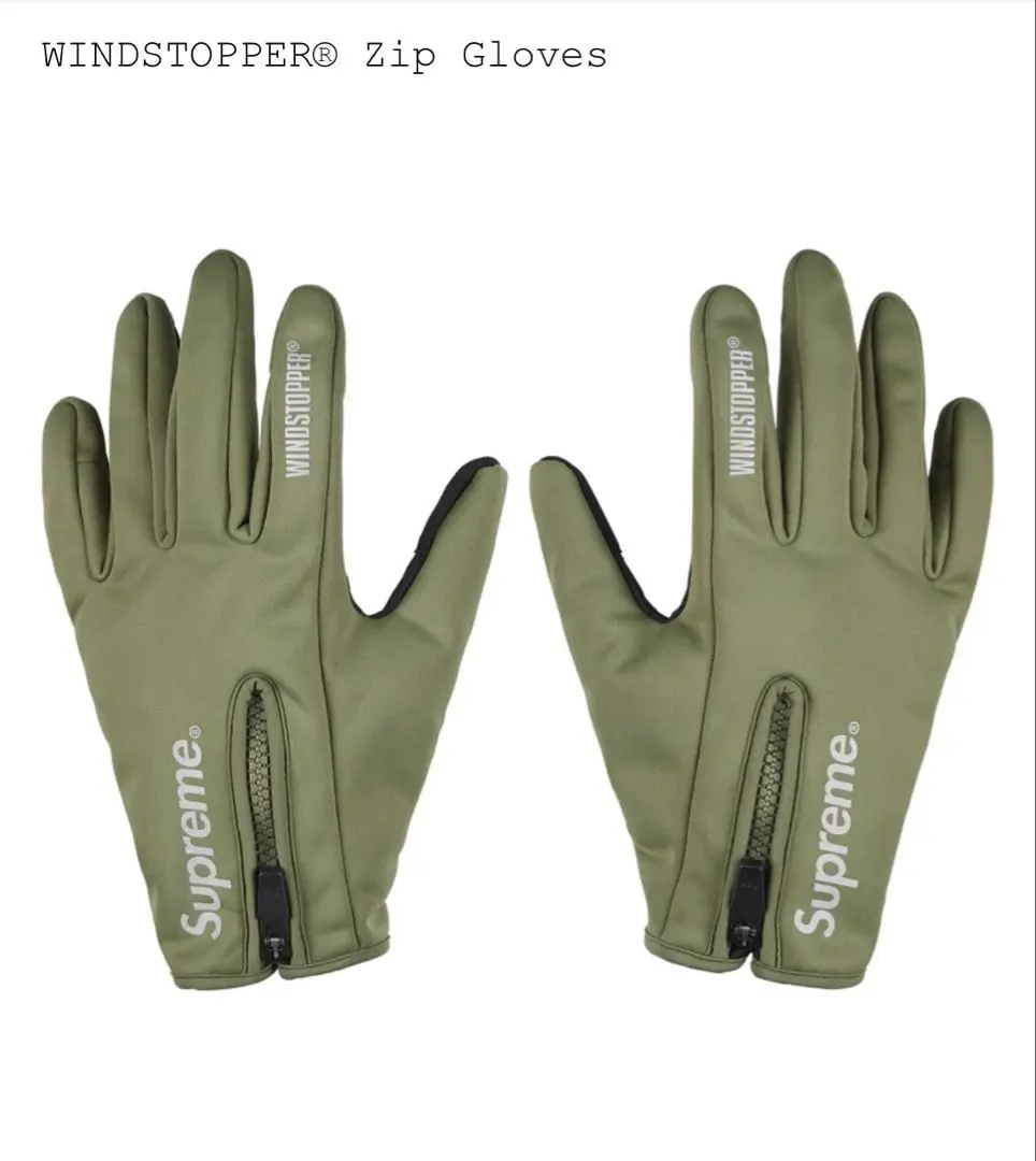 2026年最新】Supreme WINDSTOPPER Zip Gloves mの人気アイテム - メルカリ