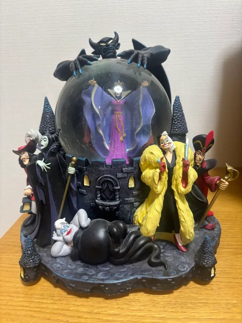 訳あり】ディズニー ヴィランズ スノードーム オルゴール 2025年最新