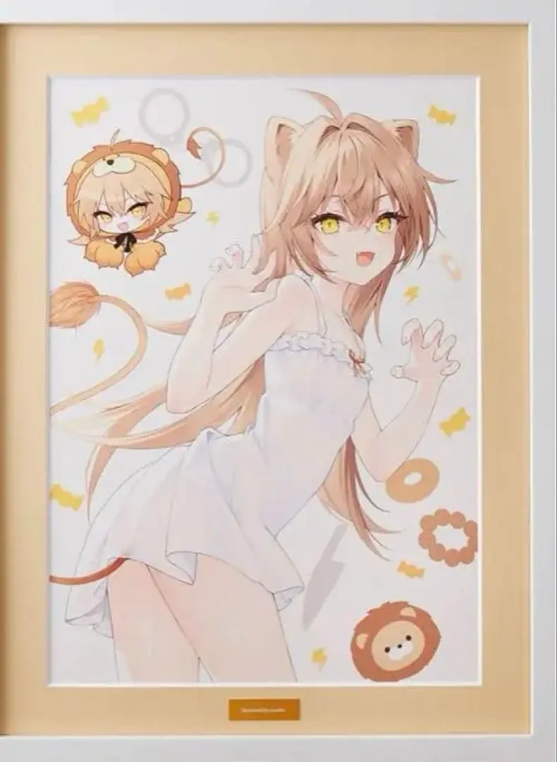 rurudo先生直筆サイン入り複製原画(A2) PLAYROOM