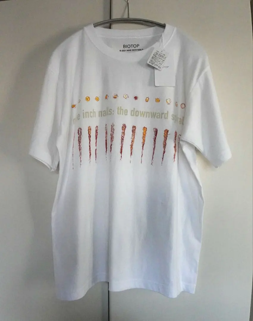 NINE INCH NAILS / NIN BIOTOP Tシャツ 白 XL COMOLI - comoli Nine