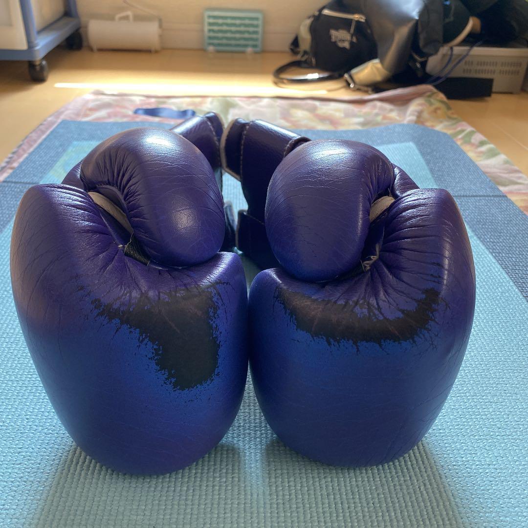 井上尚弥 使用色 ウイニング ボクシング グローブ 14オンス パープル