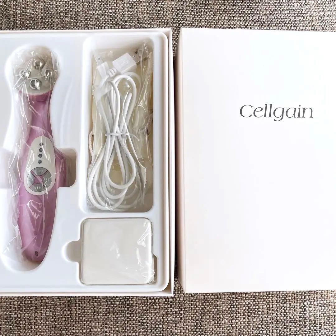 Cellgain セルゲイン 美顔器 ピンク フェイスケア 美容家電 イオン導入