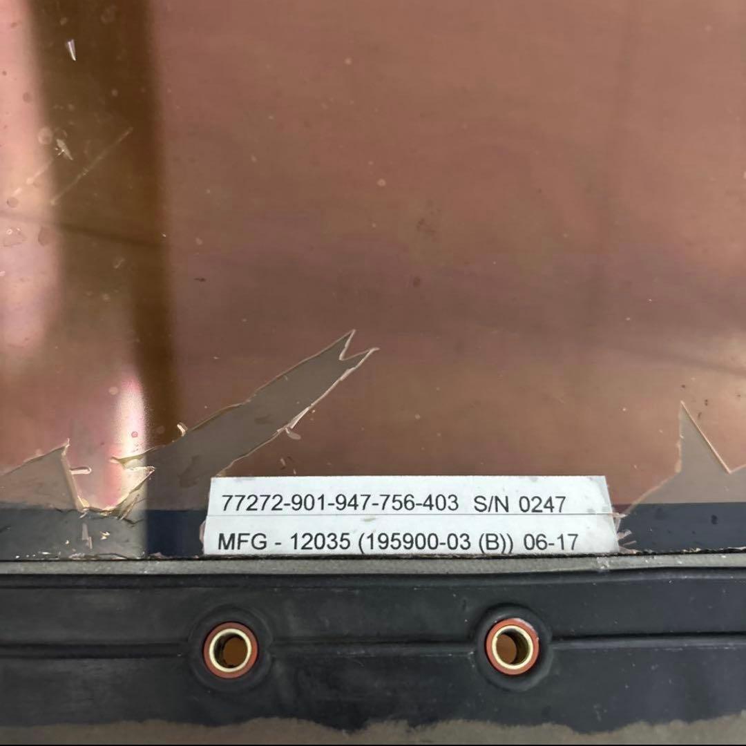 米軍　実物　オスプレイ　ヘリ　窓　② 送料無料