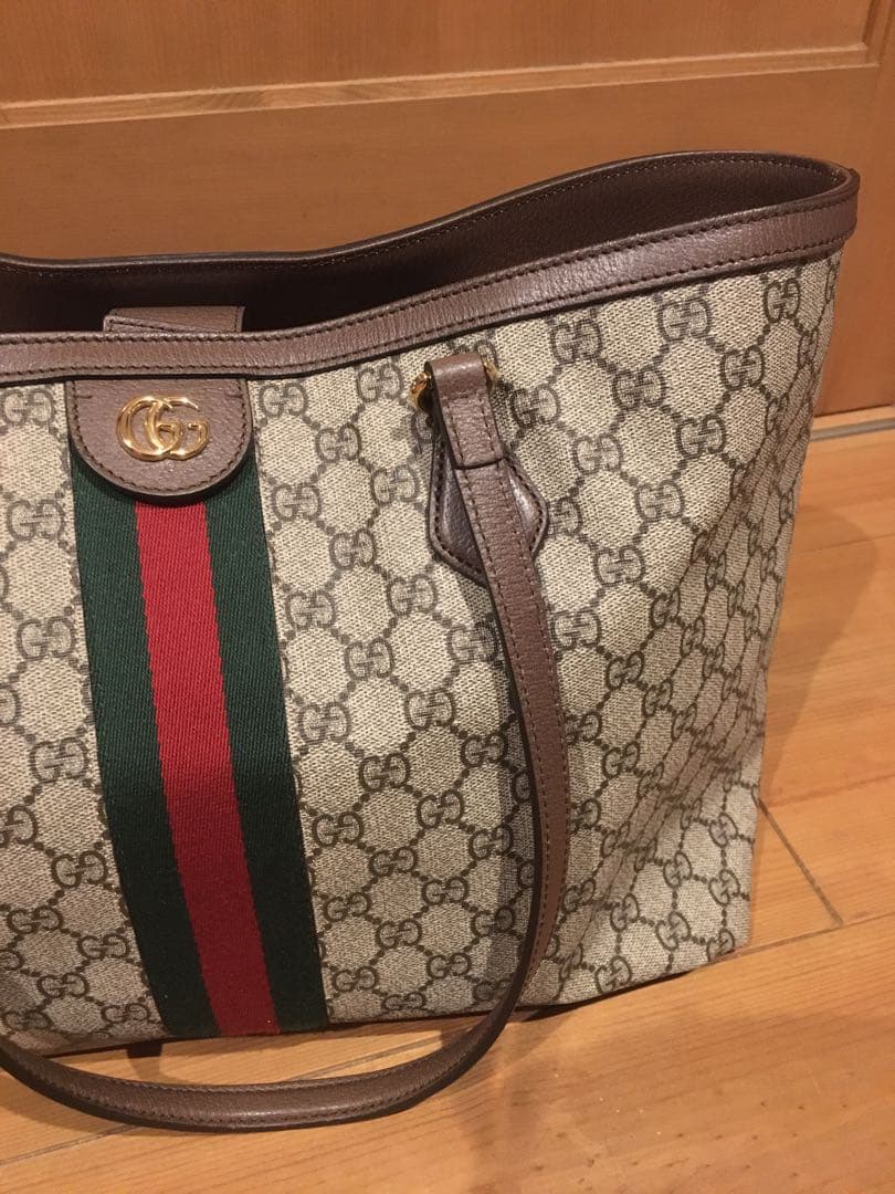 【大幅値下げ】GUCCI【オフィディア】GGスプリーム　ミディアムトートバッグ
