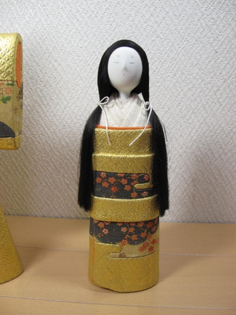 真多呂雛人形　立ち雛　真多呂　木目込み人形　昭和58年真弓作
